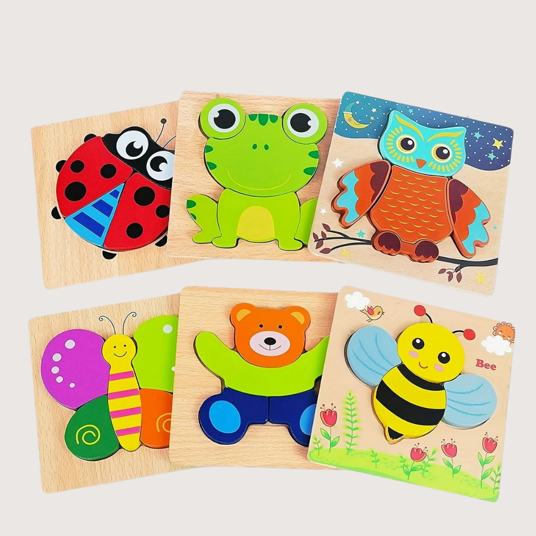 Montessori Puzzels (6-pack)