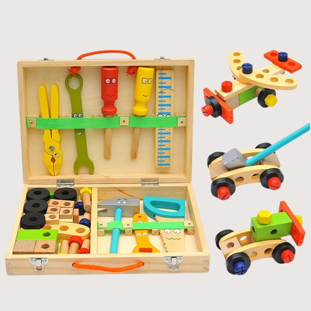 Montessori Houten Gereedsschapskist