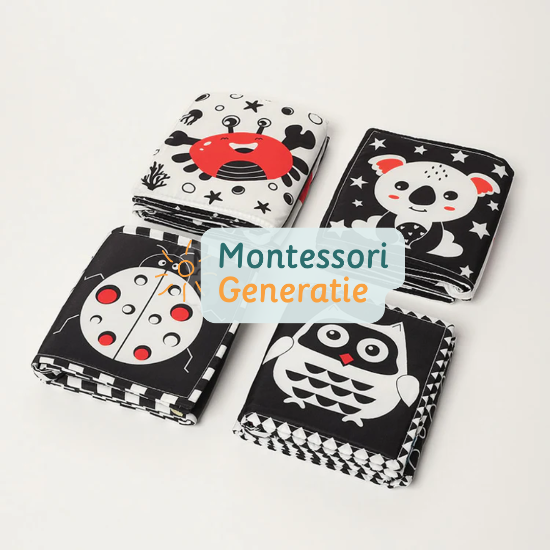 Montessori Contrastboek voor Pasgeborenen