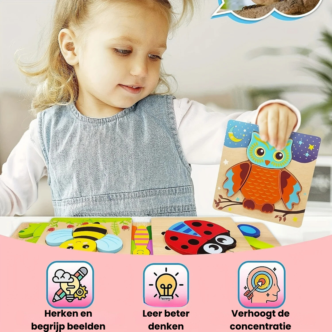 Montessori Puzzels (6-pack)