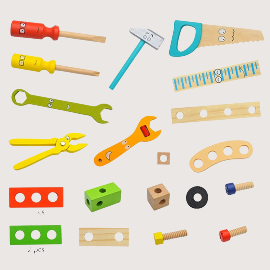 Montessori Houten Gereedsschapskist